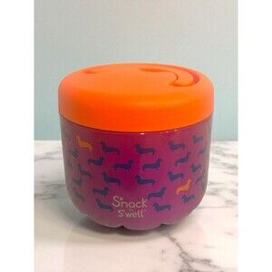 S'nack by S'well Top Dog Dachshund Insulated Lunch Tin 24 ozs